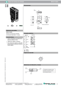 1 Sensor de marcas de contraste DK12-11-5215