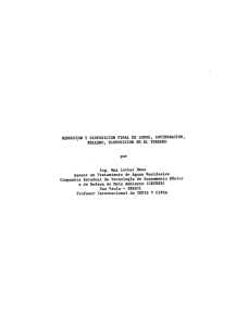 Reducción y disposición final de lodos, incineración