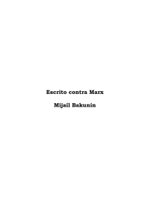 Escrito contra Marx - archivo miguel bakunin