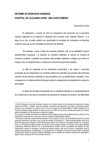 documento de actualizacion de la situacion del hospital a