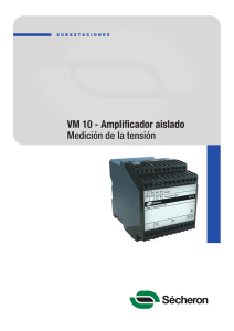 VM 10 - Amplificador aislado Medición de la tensión