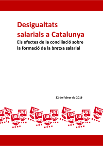 Desigualtats salarials a Catalunya 2016