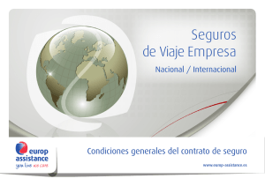 Condicionado General Seguro de Viaje Empresas