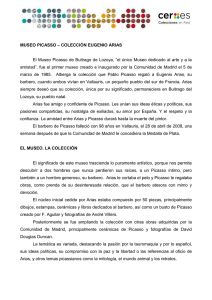 Museo Picasso. Colección Eugenio AriasIncorporado en julio de 2015