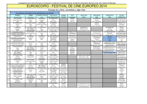 EUROSCOPIO - FESTIVAL DE CINE EUROPEO 2014