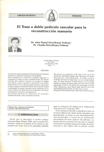 El Tram a doble pedículo vascular para la reconstrucción mamaria