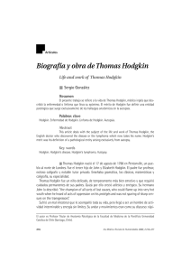 Biografía y obra de Thomas Hodgkin