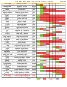 tercera edición juegos de puerto rico