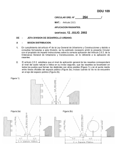 DDU 109 - Ministerio de Vivienda y Urbanismo