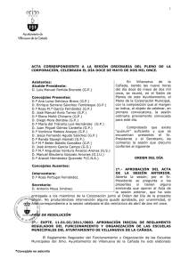 Pleno 12-05-2011 - Villanueva de la Cañada
