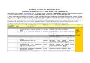 1 Nº orden de preferencia Nº tema 5 6 7 8 9