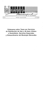 Ordenanza Servicios Municipales