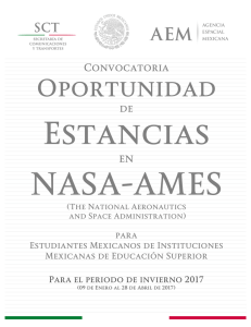 Oportunidad de Estancias NASA-AMES - w w w . v i n c u l a c i o n