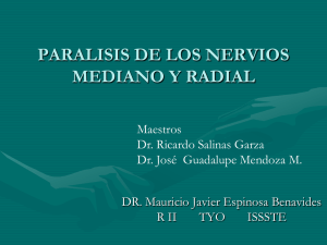 paralisis de los nervios mediano y radial