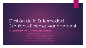 Gestión de la Enfermedad Crónica – Disease Management