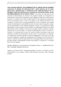 cosa juzgada refleja. si se sobreseyó en el amparo por no haberse