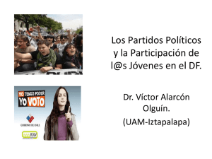 Los Partidos Políticos y la Participación de los Jóvenes.