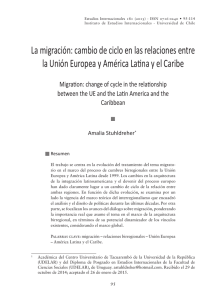 La migración: cambio de ciclo en las relaciones entre la Unión