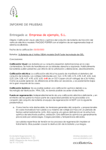 INFORME DE PRUEBAS Entregado a: Empresa de ejemplo, S.L.