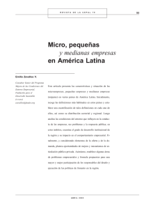 Micro, pequeñas y medianas empresas en América Latina