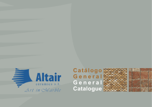 Catálogo Mármol - Altair Ceramics SL