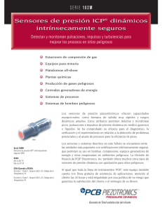 Sensores de presión ICP® dinámicos