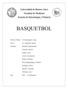 Kinesiología Deportiva (Of) - Basquetbol