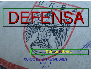 Defensa Individual