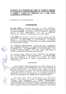 Convenio Corredurías de Seguros - Consejo General de Colegios