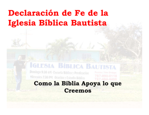 Una Iglesia con Propósito - iglesiabiblicabautista.org