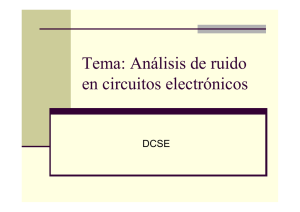 Ruido en A.O. - Diseño de Circuitos y Sistemas Electronicos 2012