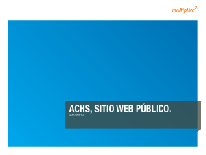 ACHS, SITIO WEB PÚBLICO.