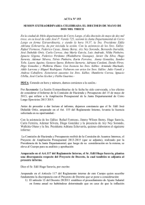 Acta N 153 16 mayo 2.. - Junta Departamental de Cerro Largo