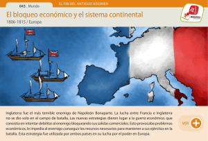El bloqueo económico y el sistema continental