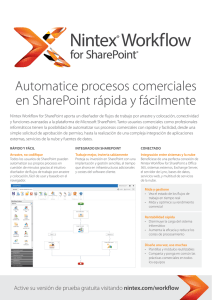 Automatice procesos comerciales en SharePoint rápida y fácilmente
