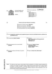 antagonistas competitivos de la progesterona para el control de la