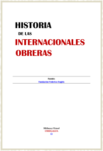 Historia de las Internacionales obreras