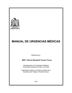 MANUAL DE PRIMEROS AUXILIOS