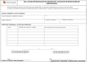 formulario de revocación de certificados