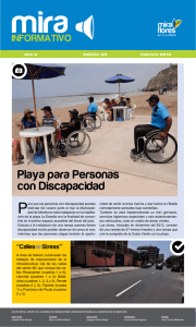 Playa para Personas con Discapacidad