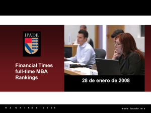 Financial Times, MBA
