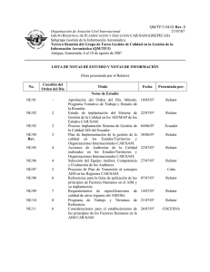 QM/TF/3-NI/02 Rev. 2 Organización de Aviación Civil Internacional