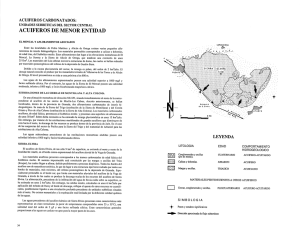 Acuíferos de menor entidad