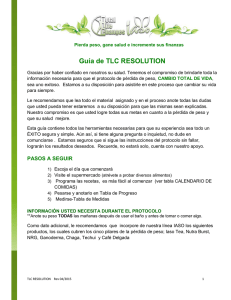 Guía de TLC RESOLUTION
