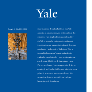 Colegio - Yale College Undergraduate Admissions