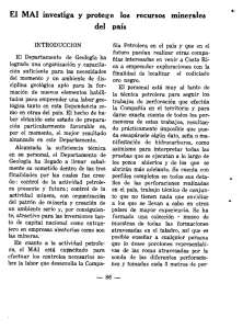 El MAI investiga y protege los recursos minerales