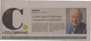 ¿Cómo lograr la felicidad comunitaria e individual?