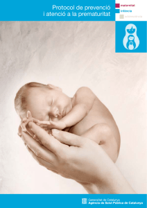 Protocol de prevenció i atenció a la prematuritat - Scientia