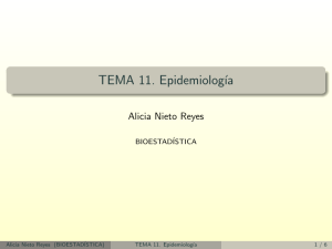 TEMA 11. Epidemiología