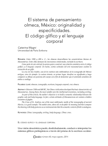 El sistema de pensamiento olmeca, México: originalidad y